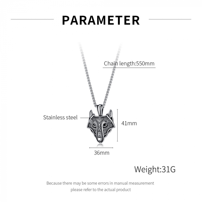 Colier inox pantera 55 cm [7]