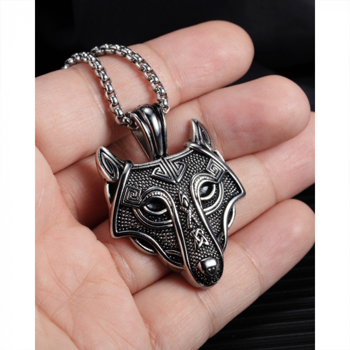 Colier inox pantera 55 cm [4]