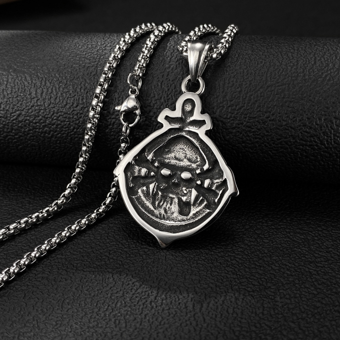 Colier inox Pirat cu Ancoră – Simbol al Libertății și Aventurii [8]