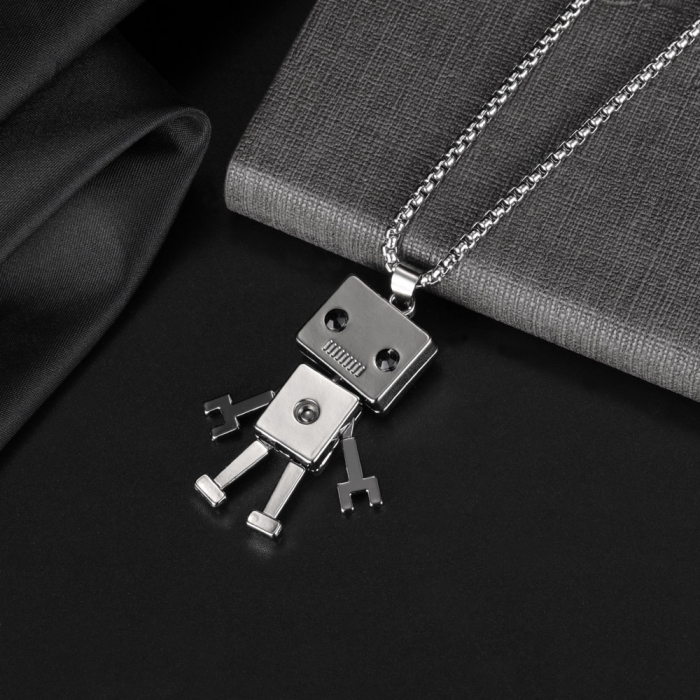 Colier inox Robot Urban – Simbol al Inovației și Curiozității [5]