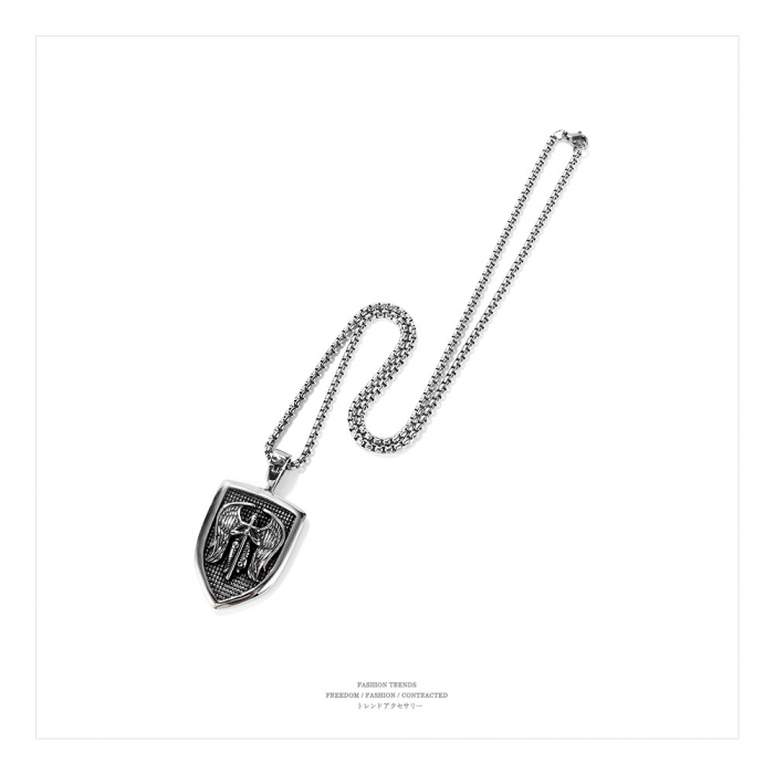 Colier inox scut 55 cm [14]