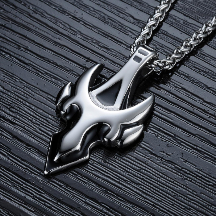 Colier inox totem 55 cm [12]