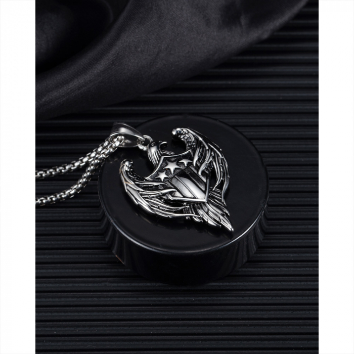 Colier inox vultur 55 cm [16]