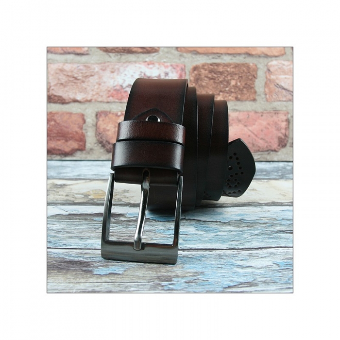 Curea barbati din piele naturala CRL02 - Latime 4 cm [4]