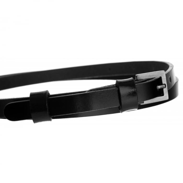 Curea Dama din piele naturala neagra CRLG105 - Latime 2 cm [5]
