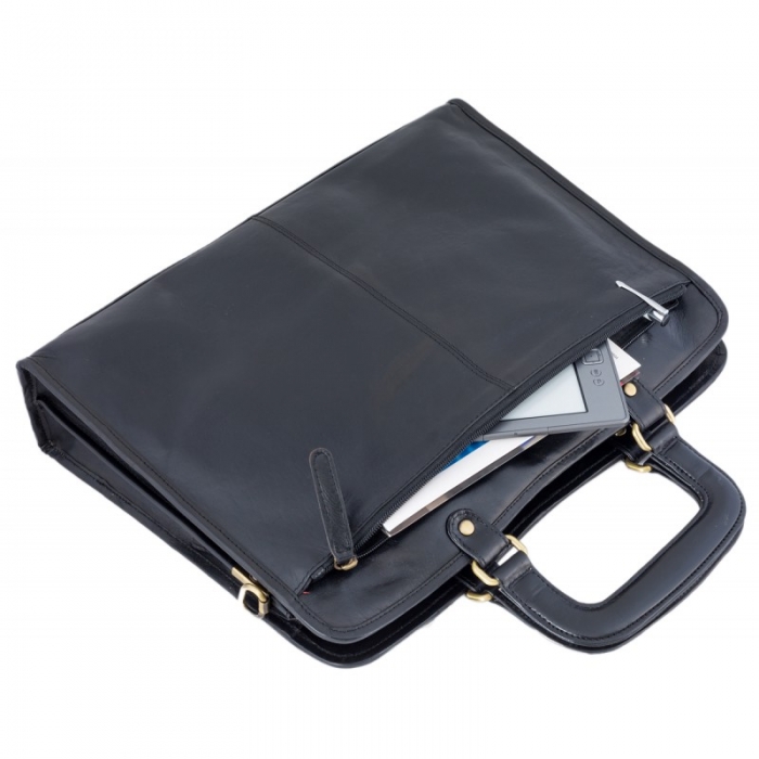 Geanta casual din piele naturala de calitate marca Always Wild [6]