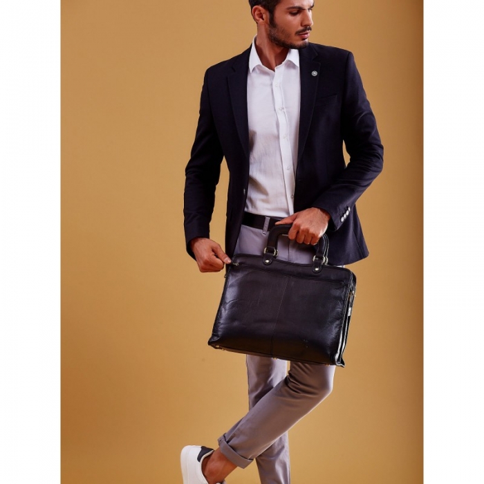 Geanta casual din piele naturala de calitate marca Always Wild [10]