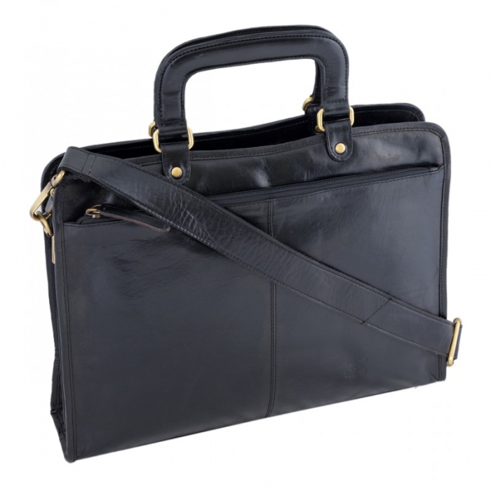 Geanta casual din piele naturala de calitate marca Always Wild [8]