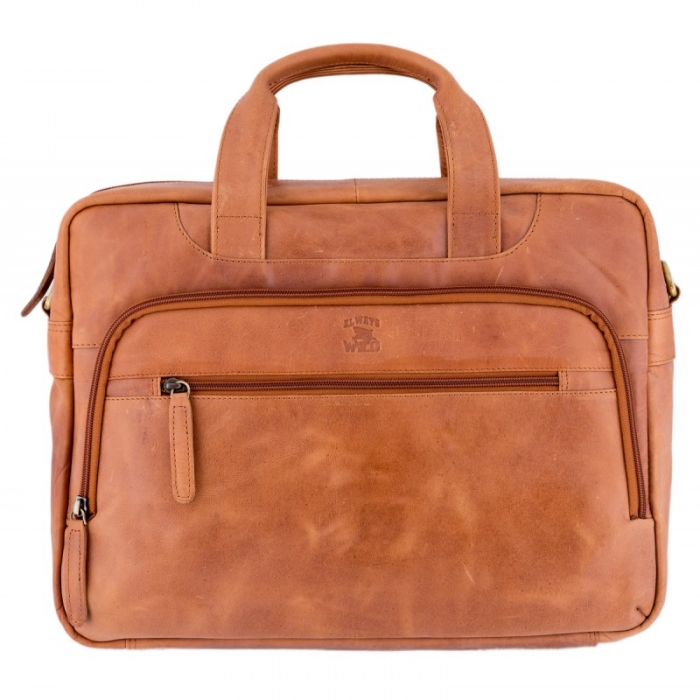 Geanta casual din piele naturala de calitate marca Always Wild - GEA411 [2]