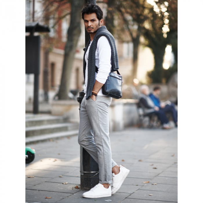 Geanta de umar din piele naturala, Neagra [6]