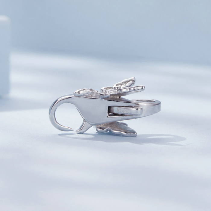 Inchizatoare dubla pentru bratara, cu  fluture [4]