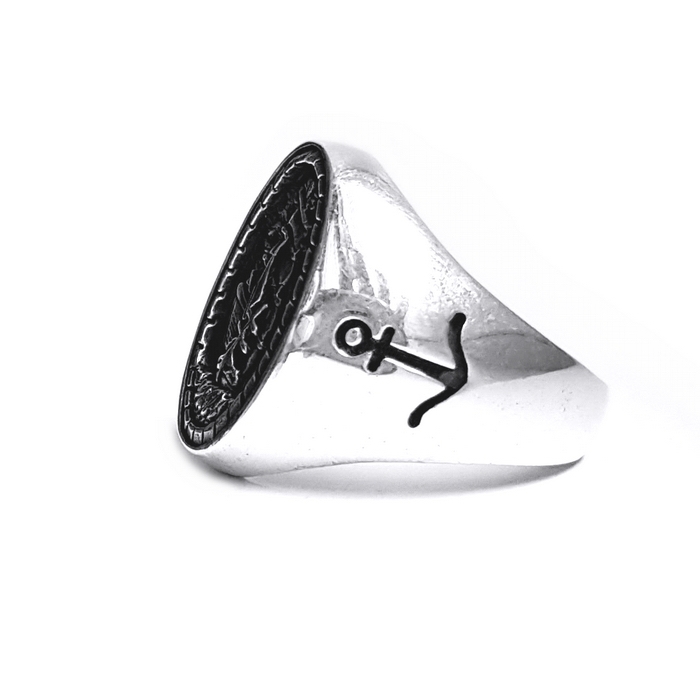 Inel argint 925 cu corabie [2]
