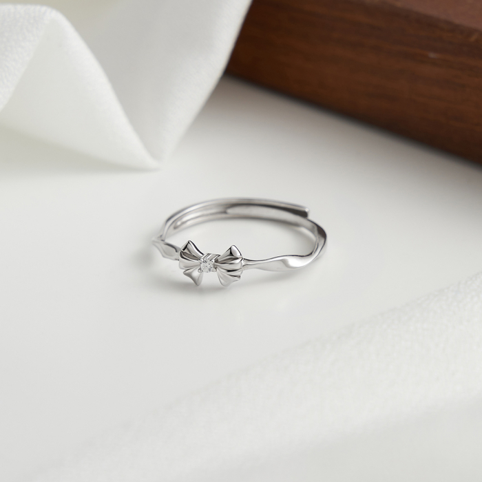 Inel argint 925 placat cu rodiu cu zirconiu [3]