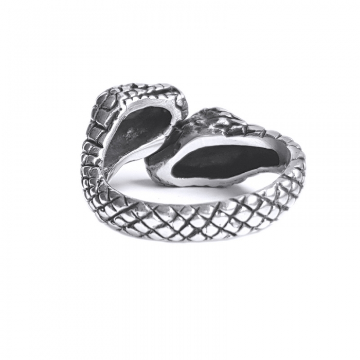 Inel argint 925 reglabil, cu serpi [3]