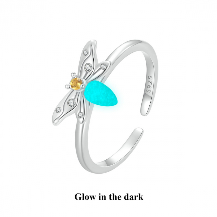 Inel argint albinuta fosforescenta [6]