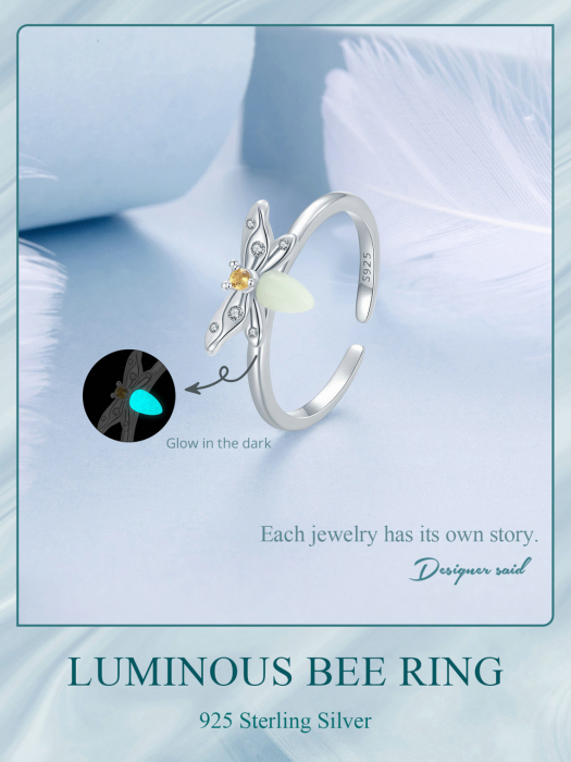 Inel argint albinuta fosforescenta [15]