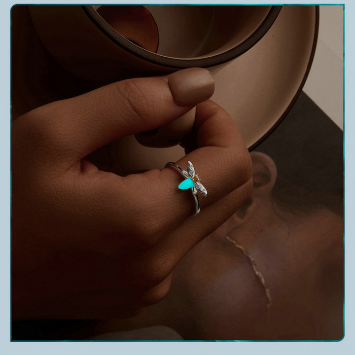 Inel argint albinuta fosforescenta [16]