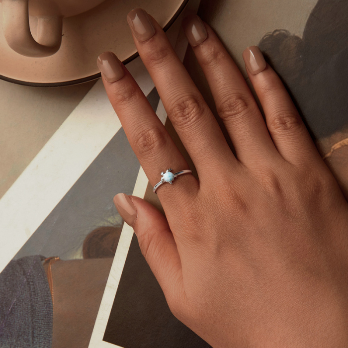 Inel argint broscuta testoasa [8]