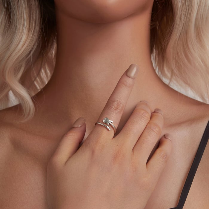 Inel argint chitara [4]