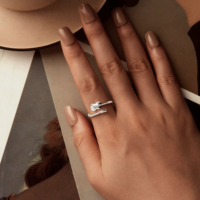 Inel argint chitara [8]