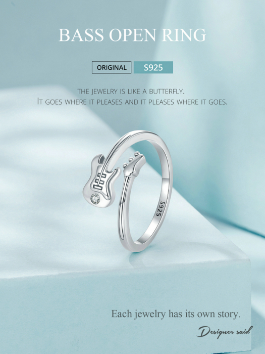 Inel argint chitara [13]