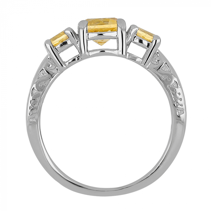 Inel argint cu 3 citrine - IVA0111 [4]