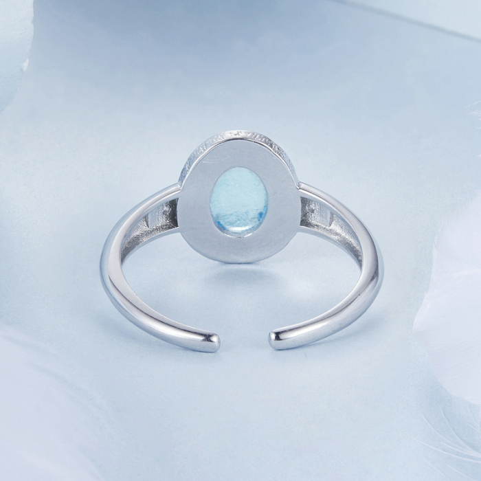 Inel argint cu acvamarin [7]