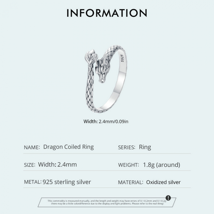 Inel argint cu dragon [10]