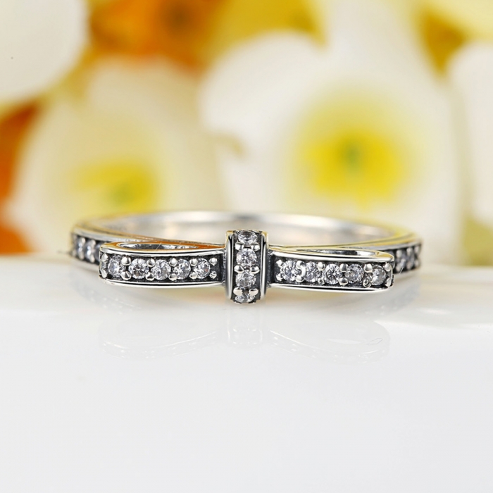 Inel argint cu fundita si zirconii albe - Be Authentic IST0007 [2]