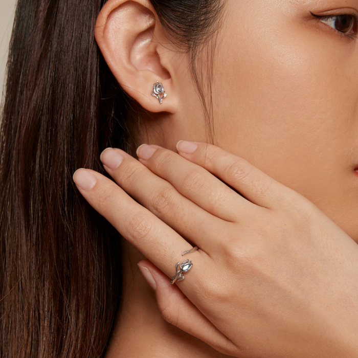 Inel argint cu Lalea [8]