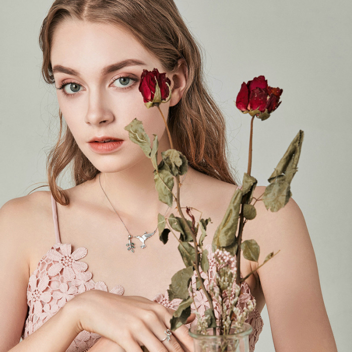 Inel argint cu pasare Colibri [10]