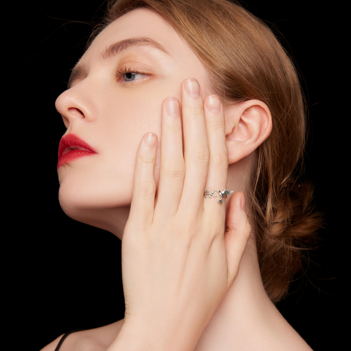 Inel argint cu pasare Colibri [7]