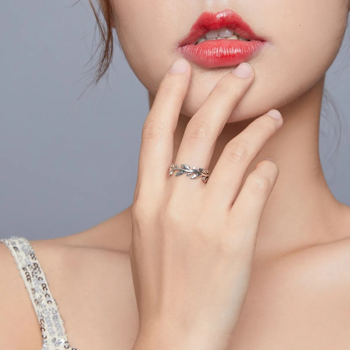 Inel argint cu ramurica [2]