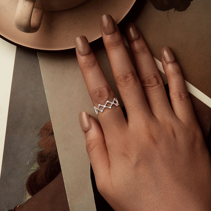 Inel argint cu romburi [7]