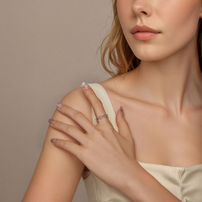 Inel argint cu romburi [4]