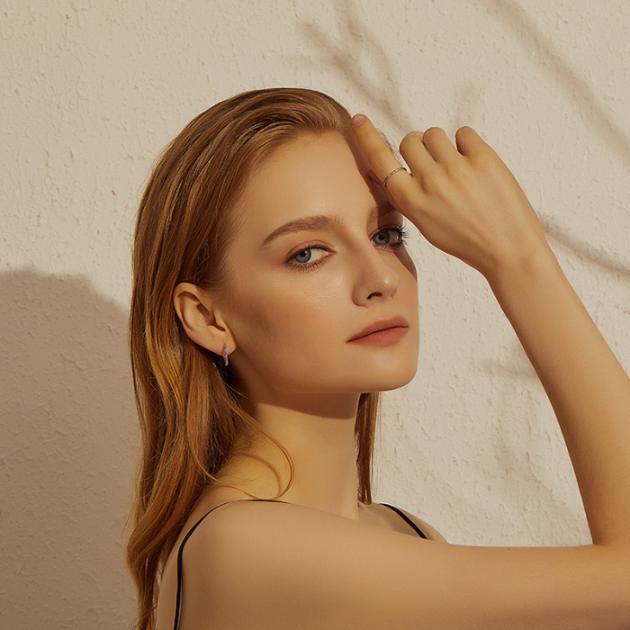 Inel argint cu zirconii colorate [16]