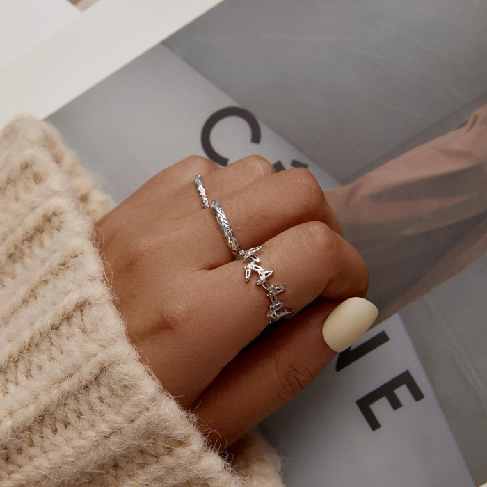 Inel argint Dansul Fluturilor [9]