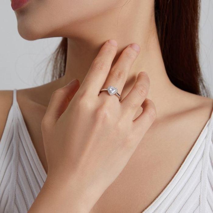 Inel argint dragoste stralucitoare [2]