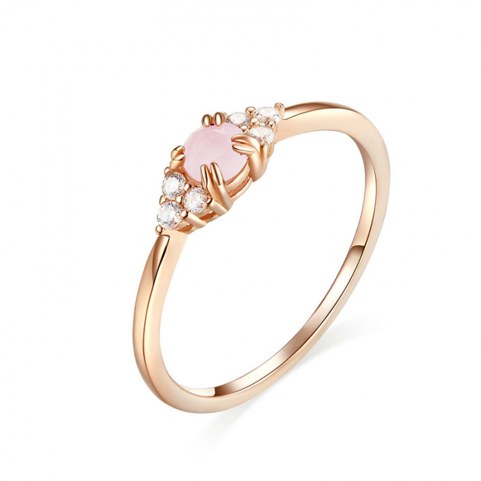 Inel argint elegant cu zirconii [3]
