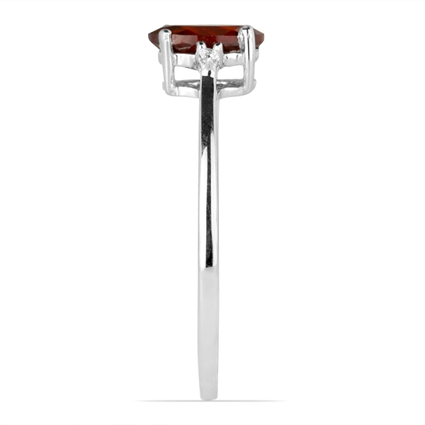 Inel argint Elisabeta, 925, cu granat si zirconiu alb - IVA0044 [4]