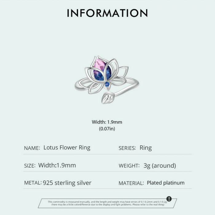 Inel argint floare de lotus [9]