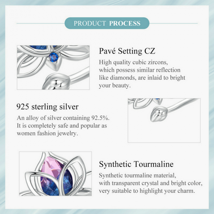 Inel argint floare de lotus [11]