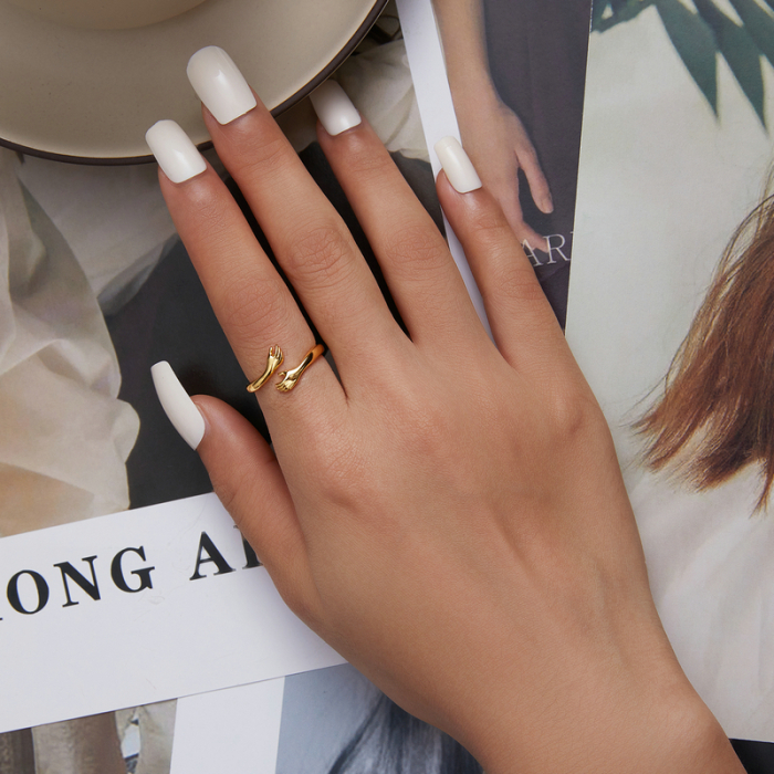 Inel argint imbratisare [3]