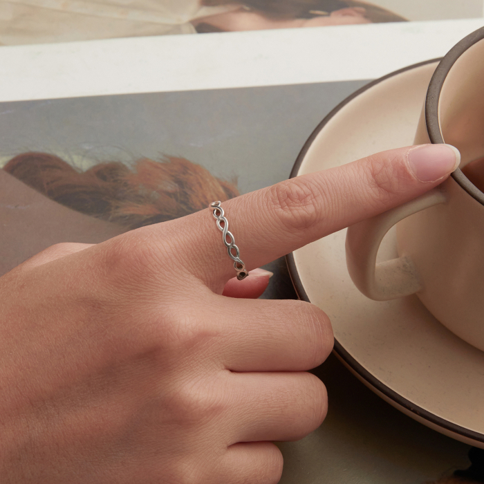 Inel argint infinit [3]