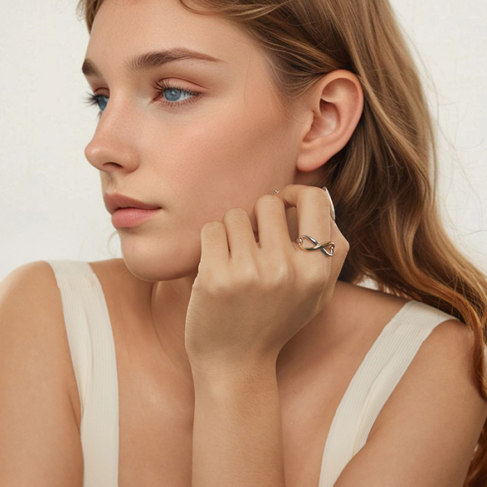 Inel argint Infinit [6]