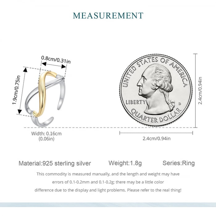 Inel argint Infinit [16]