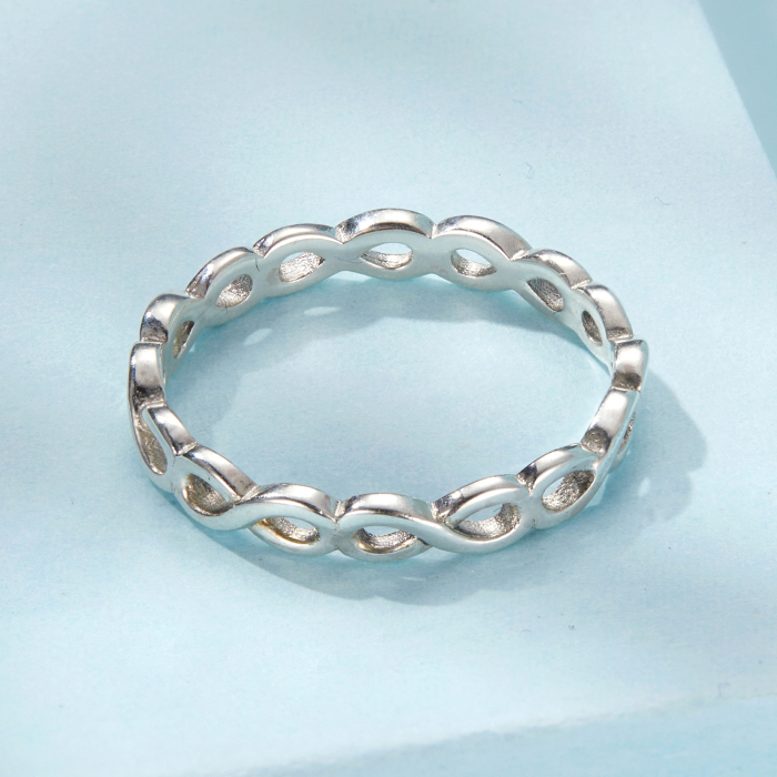 Inel argint infinit [4]