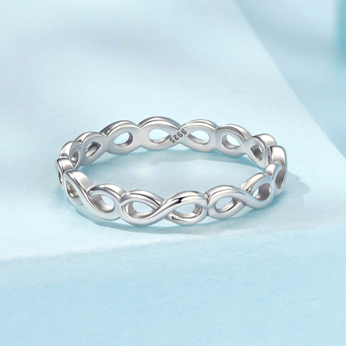 Inel argint infinit [10]