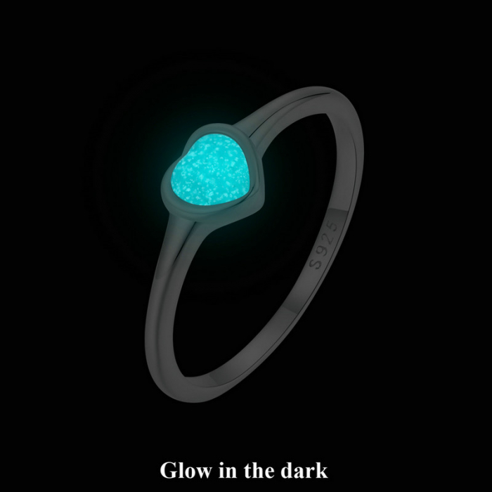Inel argint inima luminoasa [5]