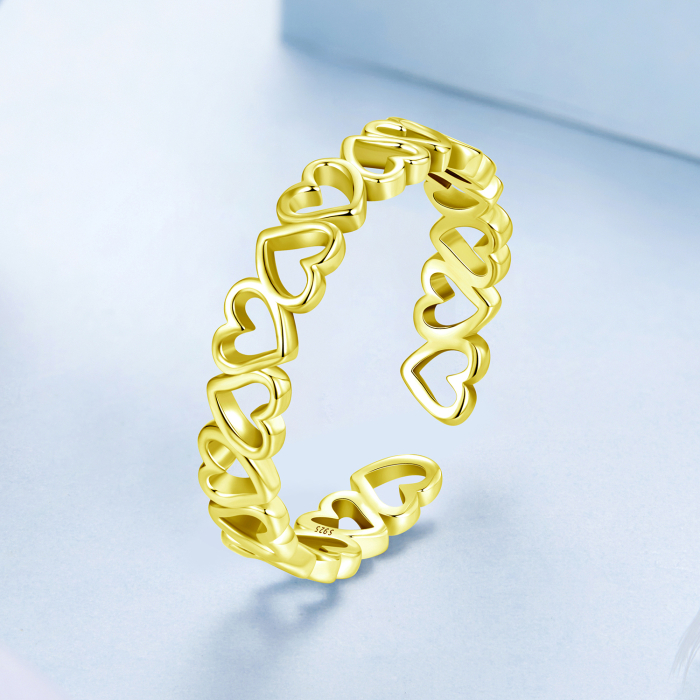 Inel argint inimioare [3]